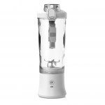 Kaasaskantav mahlapress-blender IPX7 juhtmevaba puuviljamahlapress USB laetav 600ml suure mahutavusega mahlakruus sportimiseks valge