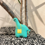 3D Giraffe dinosaurus p&otilde;rutuskindel kaitsev k&otilde;rvaklappide silikoonkate Airpods Pro 2 &uuml;mbrisele/Airpods Pro/Airpods 1/2/3 &uuml;mbrisele lastele for airpods 1 2 roheline