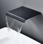 BAKALA Matt Must/Kroom Vannitoasegisti Seinale Paigaldatav Juga Valamu Segisti Pesukausi Kraanid Kuum- ja K&uuml;lmaveesegisti