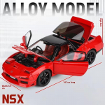 1:32 Honda NSX Sulamist Sportauto Mudel Valatud M&auml;nguauto Metallist Supersportauto Mudel Simulatsioon Heli ja Valgus Tagasit&otilde;mbamine Laste M&auml;nguasi Poisi Kingitus punane