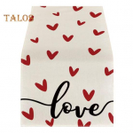 Peolauajooksja S&uuml;dameprint Paksendatud Kuumakindel 2 Suurust Lihtne Hooldus Libisemiskindel Yst&auml;v&auml;np&auml;iv&auml; Hotell Restoran Pulmad Banketid Lauakaunistus M A