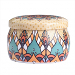 Plekist hoiukarp Metallist kanistriga koduk&ouml;&ouml;gikarp teekohvi jaoks kommide ehete kingitus (F)