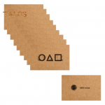 M&auml;ng Kalmaaripeo kutsekaart ruudukujuline kolmnurkring V&otilde;istluskaardim&auml;ng Cosplay Anime Survival teemaline m&auml;ng Halloweeni uusaasta s&uuml;nnip&auml;evapidu 10pcs