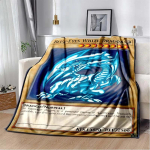 Anime Yu Gi Oh kaart flanellist soe tekk Siniste Silmadega Valge Draakon anime multifilm pehme pl&uuml;&uuml;sist tekk magamistoa voodikate kodu kaunistus 30x40in blue