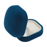 Sametist ehete kinkekarbi &uuml;mbris, pehme vooder Luksuslik moodne ehete hoiukarp pakkumiseks Earring box sinine