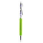 Pierres et Min&eacute;raux. Stylo min&eacute;raux Jaspe bleu d'Afrique du Sud. Couleur Vert pomme.