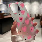 Mobiiltelefoni&uuml;mbrised iPhone 11 13 15 Pro Max 12 14 Pro Max &uuml;mbrisele iPhone 16 15 Plus 13 Pro 12 j&auml;&auml;tunud tekstuuriga maalitud koomiksililled iPhone 11 valge