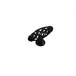 Birdcage Vintage pronksmust kapp kapp &uuml;mmargused k&auml;epidemed riidekapi sahtel kapi uks rauast t&otilde;mbunupud 6-8cm(l) 3cm(h)