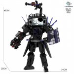 Titan Tv Man plokid M&auml;nguasjad Titan Tvman Upgrade Ehitusplokid Titan Clockman Upgrade Plokid G-man Titan Drillman Klotside komplekt