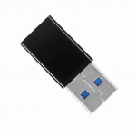 2 tk USB 3.0 A isane USB-C 3.1 t&uuml;&uuml;p C emane OTG andmelaadimisadapteri muundur must must