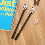 10 tk 0,5 mm Creative Shake Panda geelpliiats armas &otilde;ppevahend Little Bear veep&otilde;hise pliiatsi uuringu must geelpliiats must