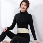 Naiste aluspesukomplekt Velvet Thermal: Kahepoolne, keskk&otilde;rge krae, s&uuml;giskandmine 607 XXL (140-160 jin)