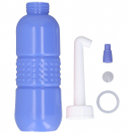 Kaasaskantav k&auml;eshoitav bidee veepudeli pihusti 650ML suure mahutavusega pigistatav h&uuml;gieeniline puhastus jaoks sinine