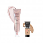 FACESCANADA Rose Glow Kit | Rose Gold Strobe kreem (30 ml) + Medium Natural All Day Hydra Matte Mini jumestuskreem (15 ml) | T&auml;iskattega meigikomplekt