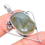 Labradorite Handmade 925 Sterling Silver Jewelry Pendant 2.17 k5b98