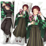 Anime Demon Slayer Kochou Shinobu figuur v&otilde;rdse keha kallistatav kehapadi padjap&uuml;&uuml;r kahepoolne 3D-tr&uuml;kk DIY kahem&otilde;&otilde;tmeline seksikas kingitus 50x150cm pillowcase