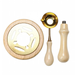 3 tk Vaha pitsat templikomplekt Lakk ahju t&auml;ispuidust pliit tulev&auml;rv pitsat tarvikud vaha lusikas tihendusvaha sulatuspott k&auml;sit&ouml;&ouml;