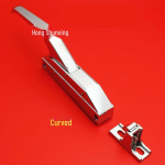 Kumer k&uuml;lmkapi ukse lukk ja k&uuml;psetusahju sirge k&auml;epide