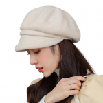 Kaheksanurkne kork, paks peakaitse, kaasaskantav &scaron;ikk vintage talvebarett tutvumiseks