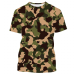 Suvemood kamuflaaž t-s&auml;rk meestele Veteran Uus vabaaja Suur &Uuml;markaelus tr&uuml;kitud l&uuml;hikeste varrukatega t-s&auml;rgid meeste T-s&auml;rgid Topid S
