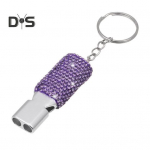 Blingi vile metallist kivikivist vile v&otilde;tmehoidjaga s&auml;rav vile valju ja terava heliga kohtunikele treeneritele vetelp&auml;&auml;stjatele h&auml;daolukorras roosa