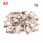 50 tk T5/T8 LED torukinnitusklippe Hoidikuklamber Lambipesa/Laelambi/Valgusti jaoks Kodumasinale