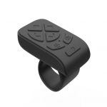 Kaugjuhtimispult Stabiilne &uuml;hendus Universaalne kaasaskantav Juhtmevaba Bluetooth-&uuml;hilduv S&otilde;rmeotsaga selfie-videokontroller Automaatne lehe h&auml;&auml;lestaja valge