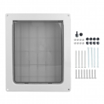 Koereluuk Raskeveokite Paksustatud Laiendatud Ohutus Tugev ja Vastupidav Lemmiklooma Klappuks Sise- ja V&auml;liskasutuseks