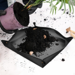 Plant Repotting Mat Foldable Easy to Clean, Multipurpose Professional Durability Potting Pad 50cmx50cm sinine