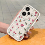 Pehme silikoonist ruudukujulise redeliga printimismustriga telefoni korpus, t&auml;iskaanega kaamera p&otilde;rutuskindel kaitse kummist &uuml;mbris Xiaomi Redmi jaoks Xiaomi 14T valge