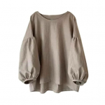 Yousheng Naiste Topid Meeskonnakael Puhv Pikkade Varrukatega &Uuml;hev&auml;rvilised Pulloverid Lahtise L&otilde;ikega Vabaaja Pluus Mitmek&uuml;lgne Igap&auml;evane Riietus M khaki