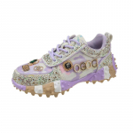 Naiste tossud V&otilde;rk Hingavad Vabaaja Jalan&otilde;ud Luksuslikud Rhinestone Daamide Kingad Paeltega Platvorm Vulkaniseeritud Kingad Zapatos Mujer 38