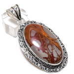 Noreena Jasper Handmade 925 Sterling Silver Jewelry Pendant 2.44 z7u81