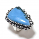 Owhyee Opal Handmade 925 Sterling Silver Jewelry Ring Size 9 d6g87