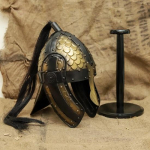 Samurai kiiver alusega Jaapani Kabuto koopia K&auml;sit&ouml;&ouml;na valmistatud s&otilde;dalase soomus LARP, Cosplay, Reenactment, Kollektsioneeritav kingitus