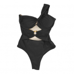 Naiste &Uuml;heosaline Ujumistrikoo &Uuml;he &Otilde;laga Polsterdatud Terastoega Metallpandlad Monokiini Seksikas S-Kujuline Figuur &Otilde;&otilde;nes Disain Ujumisriided S must