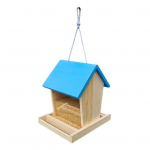 Punkri linnus&ouml;&ouml;tjad Outdoor Wild Bird Feeder Suur rippuv puidust linnus&ouml;&ouml;tja