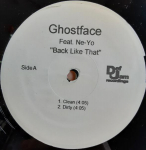 12-tolline plaat GHOSTFACE KILLAH, NE-YO - Back Like That BLTGF Def Jam Records 2006 USA r&auml;pp ja hip-hop/R&B Kasutatud