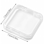 Mini hoiukarp l&auml;bipaistvad kandilised &uuml;mbrised k&otilde;rvar&otilde;ngas&otilde;rmustele k&auml;ev&otilde;rud ehted k&uuml;&uuml;nekunsti m&auml;rgid pakkekarbid korraldaja