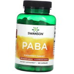 Paraaminobensoehape, PABA 500, Swanson 120 kapslit (36280224) 120caps
