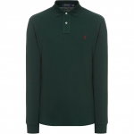 Polo Ralph Lauren &uuml;hev&auml;rviline hobuse embleemiga pikkade varrukatega polos&auml;rk Meeste pealisr&otilde;ivad Roheline 710680790-022 S