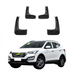 4TK Auto porilapatsid Pritsmekaitsmed Porikaitsmed Auto porilapatsid &Uuml;hilduvad Hyundai Santa Fe Lx Ix45 2013 2014 2015 2016 2017 2018 XD-09 must