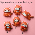 3 tk Loomaaia Punane Panda K&uuml;lmkapimagnet K&uuml;lmkapi Kaunistus Magnetiline Joonisfilm Loom Vaigu Po Seinale Magnetiline Iminapp