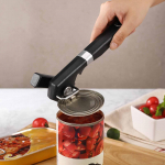 Manual Can Opener with Smooth Edge And Corkscrew Function for Use in Restaurants