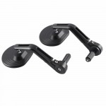 Mootorratta Lenksipeegel Universaalsed Tagavaatepeeglid CNC Alumiiniumist BMW R NineT RNINET Urban G/S R NINE T Pure RnineT Scramble jaoks Black (CNC material)