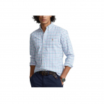 Polo Ralph Lauren Klassikaline ruuduline lahtise kraega laiema l&otilde;ikega pikak&auml;iguline s&auml;rk Meeste s&auml;rgid Mitmev&auml;rviline 710861058-004 XL
