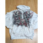 Y2K Street Uus Mood &Uuml;lem&otilde;&otilde;tmeline Koljuga Prindiga Kampsun Kapuutsiga Meeste Harajuku Vintage Hip Hop Populaarne Vabaaja Spordi Kapuutsiga Kampsun L