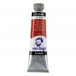 Peinture &agrave; l'huile - Rouge Oxyde Transparent - 378 - A l'huile de carthame - Van Gogh - 40ml