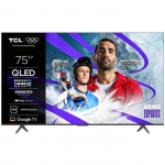 TCL 75P8K - 75 QLED teler (190 cm) - 4K UHD 3840x2160 - 144 Hz - Dolby Vision - Google TV - 4xHDMI 2.1 - WiFi