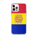 Coque iPhone &ndash; Andorre &ndash; Drapeau &ndash; Souple &ndash; Mitmev&auml;rviline &ndash; &Uuml;hilduv iPhone 12 Pro Max